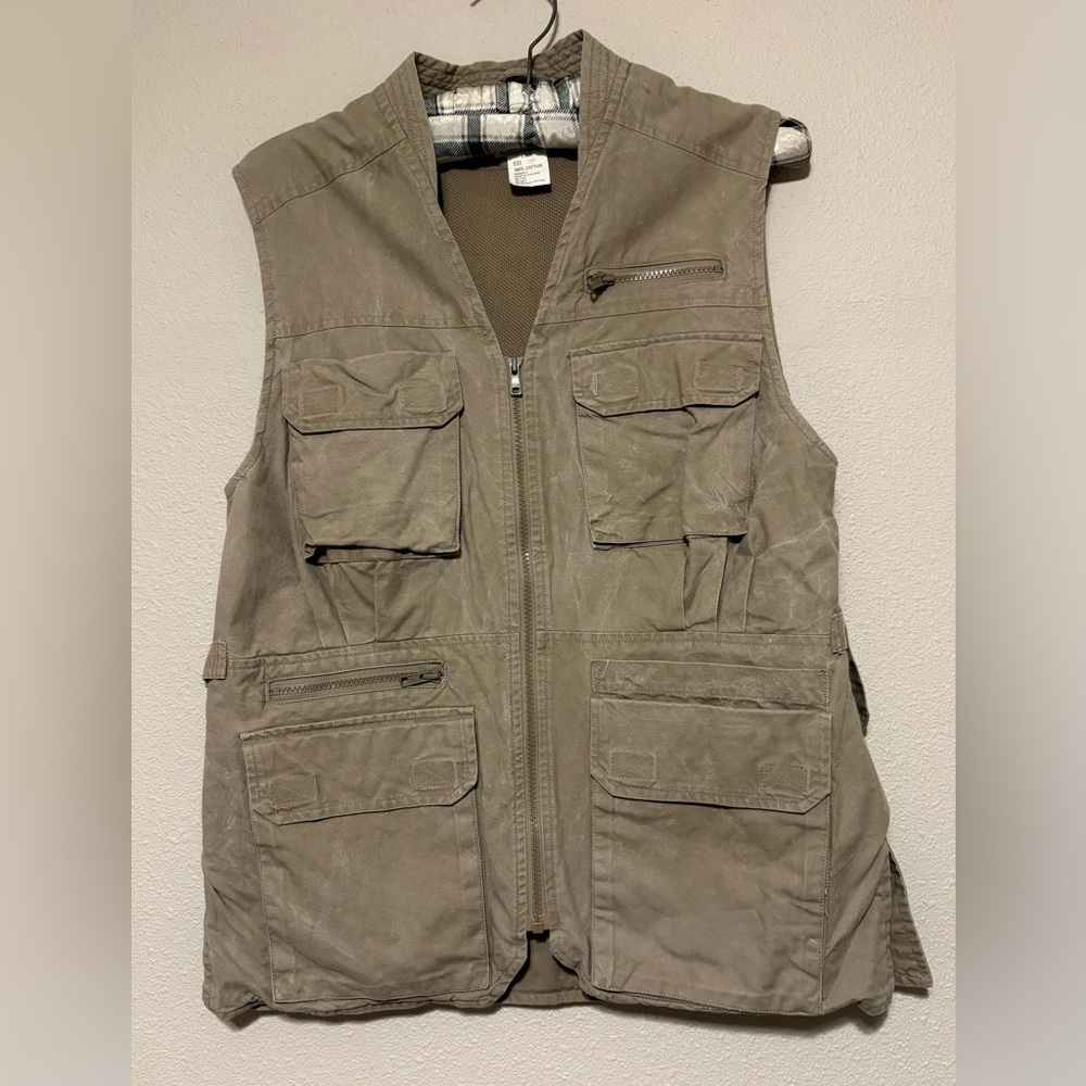 L.L. Bean Tropic Weights Khaki Fishing/Travel/Safari Vest